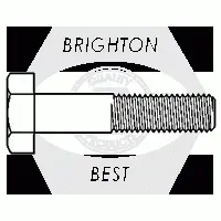 Metric 10.9 Hex Head Screw, Zinc Yellow