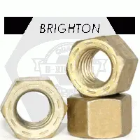 L9 Hex Nuts Cad. Yellow & Wax Alloy (USA) (inch)