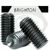 Metric Knurled Cup Point Socket Set Screws, 45h Iso 4029, Thermal Black Oxide, Alloy