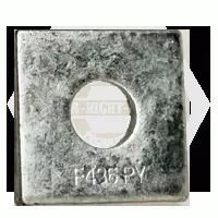 Square Beveled F436 Hardened Washer, Hdg (inch)
