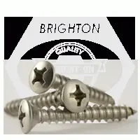 8 x 5/8in (FT) SELF-TAPPING SCREWS PHILIPS OVAL HEAD TYPE A STAIN A2 (18-8)