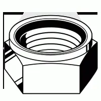 Metric Hex Locknut Nylon Insert A2 70 Din 985