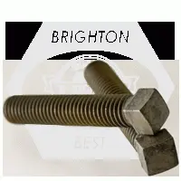 1in-8 x 1 1/4in Cup Point Square Head Set Screw, Case Hardened, Plain (Inch) UNC