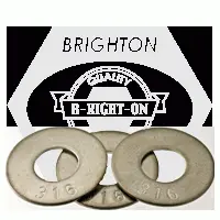 Stainless 316, Flat Washer Commercial Standard (inch)