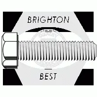 M16-2.00 x 110 MM HEX CAP SCREWS 8.8 DIN 933 COARSE MED. CARBON ZINC CR+3