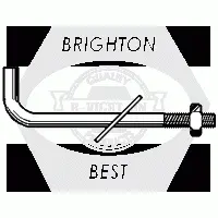 L Shaped Anchor Bolt, With Nut & Washer, Plain (inch)