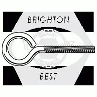 Eye Bolts, Steel, Zinc Cr+3 (inch)