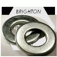 Sae Flat Washer, Zinc Cr+3, Low Carbon (inch)