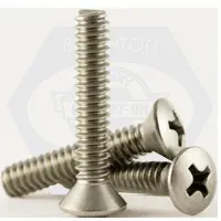 Machine Screw, Phillips Oval Head, Stainless Steel 18 8 (inch)