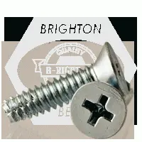 8-32 x 3/8in (FT) PHIL PAN HEAD THREAD CUTTING SCREWS TYPE F ZINC CR+3