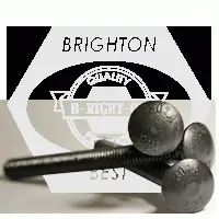 Carriage Bolts, A307 Grade A, Plain, Low Carbon (inch)