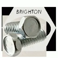 Machine Screw, Indented Hex Head Unslotted, Zinc Cr+3 (inch)