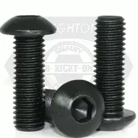 10-32 x 1 3/8in (FT) BUTTON SOCKET CAPS FINE ALLOY THERMAL BLACK OXIDE