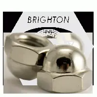 Acorn Nut, Nickel Plated (inch)