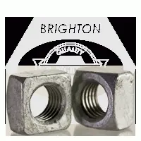 1"-8 Square Nuts Grade 2 Hdg Inch