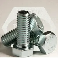 Hex Bolts, A307 Grade A, Zinc Cr+3, Low Carbon (inch)