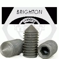 Metric Cone Point Socket Set Screws, 45h Iso 4027 / Din 914, Thermal Black Oxide