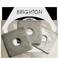 Square Plate Washer, Hdg (inch)