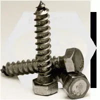 Hex Lag Screw, Plain, Low Carbon (inch)