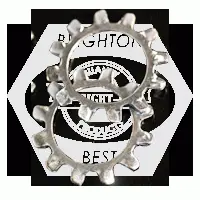 External Tooth Lockwasher, Zinc Cr+3 (inch)