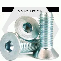 4-40 x 3/8in (FT) UNC FLAT SOCKET CAPS COARSE ALLOY ZINC-BAKE CR+3