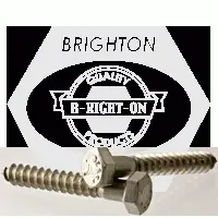 1/2in-6 x 5in HEX LAG SCREWS COARSE STAIN A2 (18-8) SS