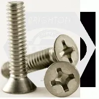 Machine Screw, Phillips Flat Head, Stainless Steel 18 8 (inch)