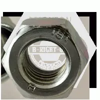 M3-0.50 DIN 985 CLASS 8 NYLON INSERT LOCKNUTS METRIC COARSE  ZINC CR+3