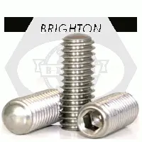 Oval Point Socket Set Screws, Stainless Steel 18 8 (inch)