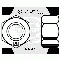 Grade Dh Heavy Hex Nut, A563, Plain (inch)