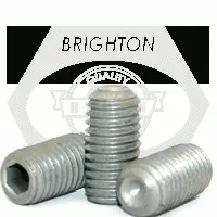 Metric Cup Point Set Screws, 45h Iso 4029 / Din 916, Zinc Bake Cr+3, Alloy