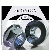 Metric Class 8 Hex Flange Nut Din 6923 Zinc Cr+3