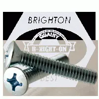 Machine Screw, Oval Head Phillips, Zinc Cr+3 (inch)