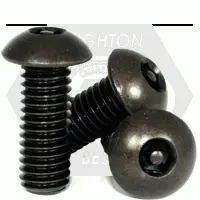 Button Socket Cap, Tamper Resistant, Thermal Black Oxide, Alloy (inch)