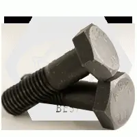 1/2in-13 x 7in Heavy Hex Structural Bolt, A325 Type 1, Plain (Inch)