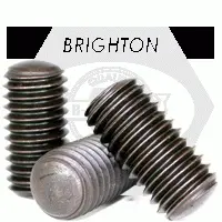 Oval Point Socket Set Screws, Thermal Black Oxide, Alloy (inch)