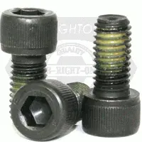 Socket Head Cap Screws, Nylon Patch, Thermal Black Oxide, Alloy (inch)