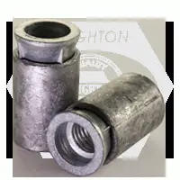 5/8in-11 Machine Screw Anchor, Zinc Alloy Cone Lead Sleeve (Inch)