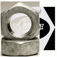 Finished Hex Jam Nut, Hdg (inch)