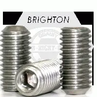 0-80 x 3/8in Cup Point Socket Set Screws, Stainless Steel 18 8 (Inch)