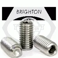 Cup Point Socket Set Screws, Stainless Steel 18 8 (inch)