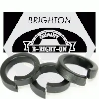 Split Lock Washer, Hi Collar, Thru Hardened, Plain (inch)