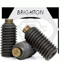 Brass Tip Set Screws, Plain, Alloy (inch)