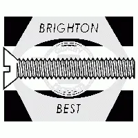 10-32 x 5/8in (FT) UNF FLAT SLOT MACHINE SCREWS, FLAT SLOTTED, STAINLESS STEEL 304