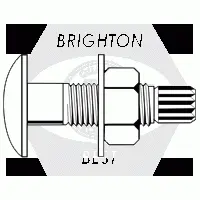 USA Tc Bolt A325 Round Head Plain W/ A563 Dh Hvy Hex Nut & F436 Washer (inch)