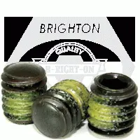 Oval Point Socket Set Screws,  Nylon Patch, Thermal Black Oxide, Alloy (inch)