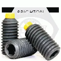 Nylon Tip Set Screws, Thermal Black Oxide, Alloy (inch)