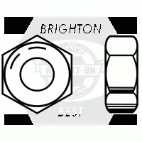 Grade 8 Hex Nut, Zinc Yellow Cr+6 (inch) (USA)