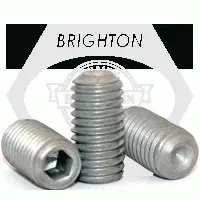 Cup Point Socket Set Screws, Zinc Bake Cr+3, Alloy (inch)