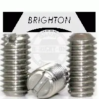 Slotted Set Screws, Cup Point, Stainless Steel 18 8 (inch)